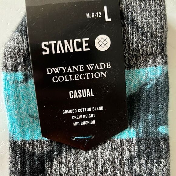 NWT Stance Casual Crew Mid Cushion Socks Sz. L - Picture 2 of 5